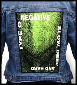 Type O Negative Slow, Deep And Hard - Photo Quality Printed Back Patch