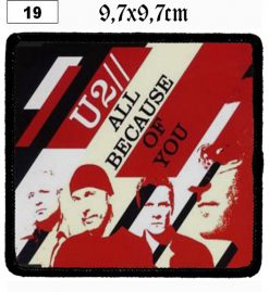 U2 All Because Of You (19) - Small Printed Patch