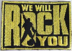 We Will Rock You 8445 1 - Small Printed Patch
