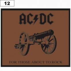 Ac Dc For Those 8717 - Small Printed Patch