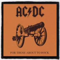 Ac Dc Ftatr - Small Printed Patch