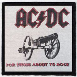 Ac Dc For Those About To Rock 02 - Small Printed Patch