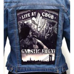 Agnostic Front 13 - Photo Quality Printed Back Patch
