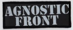 Agnostic Front Logo - Small Printed Patch