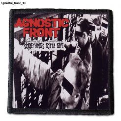 Agnostic Front 10 - Small Printed Patch