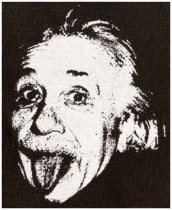 Albert Einstein 13039 - Small Printed Patch