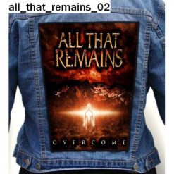 All That Remains 02 - Photo Quality Printed Back Patch