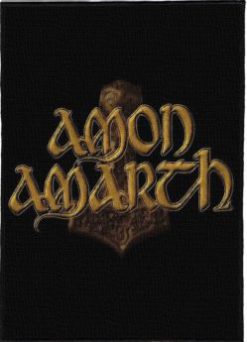 Amon Amarth Logo - Monster Size Printed Back Patch (30x41cm - 11.7x 16.1inch)