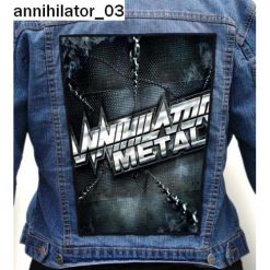 Annihilator 03 - Photo Quality Printed Back Patch