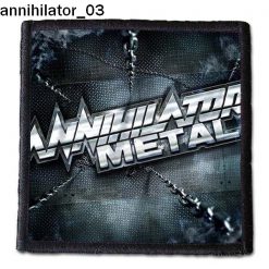 Annihilator 03 - Small Printed Patch