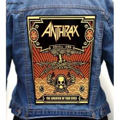 Anthrax 05 - Photo Quality Printed Back Patch