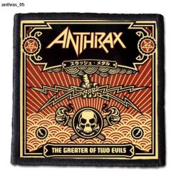 Anthrax 05 - Small Printed Patch