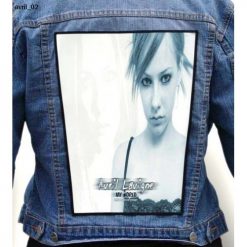 Avril Lavigne 02 - Photo Quality Printed Back Patch