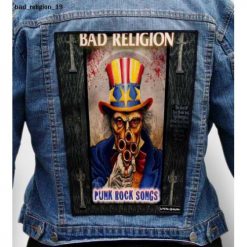 Bad Religion 19 - Photo Quality Printed Back Patch