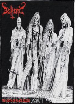 Beherit Toobb - Monster Size Printed Back Patch (30x41cm - 11.7x 16.1inch)