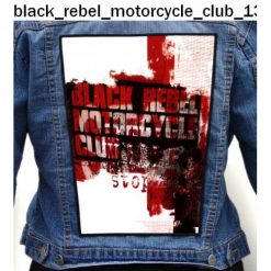 Black Rebel Motorcycle Club 13 - Photo Quality Printed Back Patch