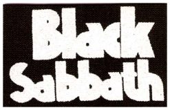 Black Sabbath L 13068 - Small Printed Patch