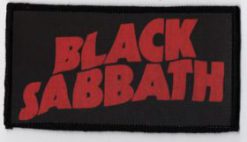 Black Sabbath Logo - Small Printed Patch