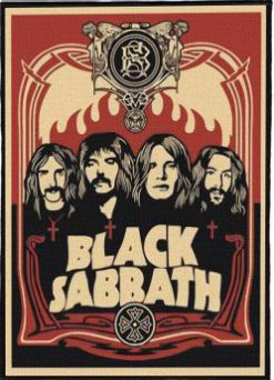 Black Sabbath Band - Monster Size Printed Back Patch (30x41cm - 11.7x 16.1inch)
