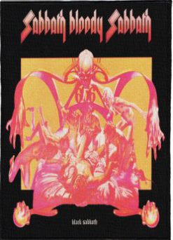 Black Sabbath Sbs - Monster Size Printed Back Patch (30x41cm - 11.7x 16.1inch)