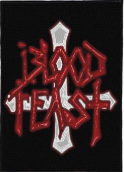 Blood Feast Logo - Monster Size Printed Back Patch (30x41cm - 11.7x 16.1inch)