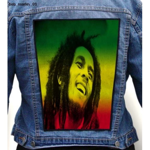 Bob Marley 01 - Photo Quality Printed Back Patch - King Of Patches