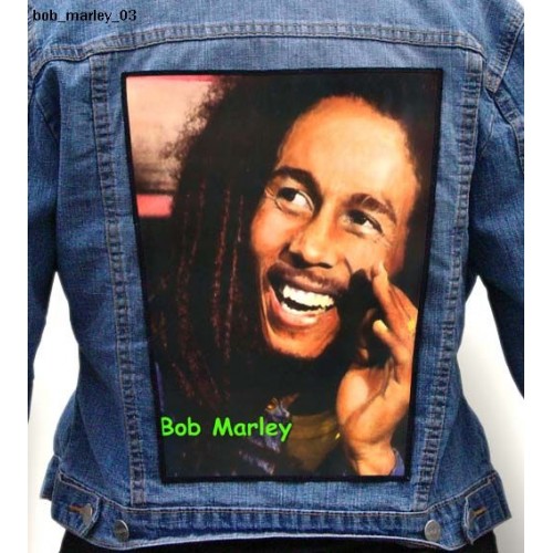 Bob Marley 03 - Photo Quality Printed Back Patch - King Of Patches