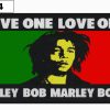 Bob Marley One 8820 - Small Printed Patch