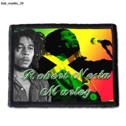 Bob Marley 20 - Small Printed Patch