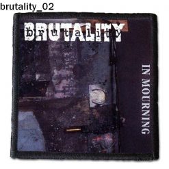 Brutality 02 - Small Printed Patch