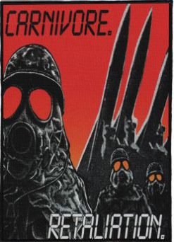 Carnivore R - Monster Size Printed Back Patch (30x41cm - 11.7x 16.1inch)