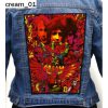 Cream 01 - Photo Quality Printed Back Patch