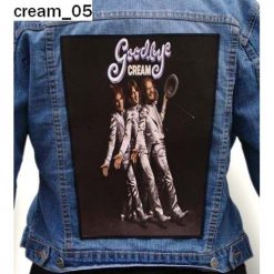 Cream 05 - Photo Quality Printed Back Patch