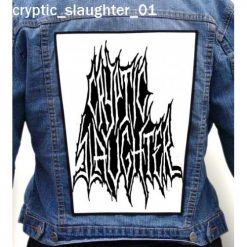 Cryptic Slaughter 01 - Photo Quality Printed Back Patch