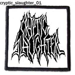 Cryptic Slaughter 01 - Small Printed Patch