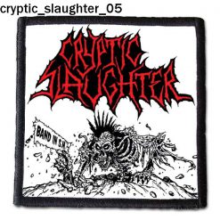 Cryptic Slaughter 05 - Small Printed Patch