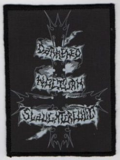 Darkened Noctur Slaughtercult Logo - Small Printed Patch