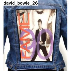 David Bowie 26 - Photo Quality Printed Back Patch