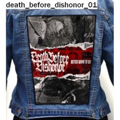Death Before Dishonor 01 - Photo Quality Printed Back Patch