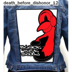 Death Before Dishonor 12 - Photo Quality Printed Back Patch