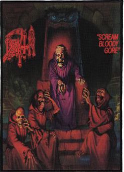 Death Sbg - Monster Size Printed Back Patch (30x41cm - 11.7x 16.1inch)