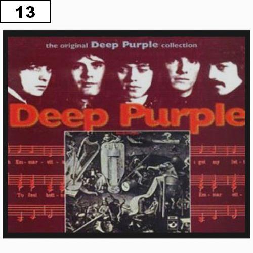 Deep Purple Col 8950 - Small Printed Patch