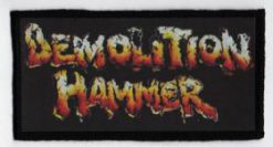 Demolition Hammer Logo - Small Printed Patch