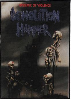 Demolition Hammer Eov - Monster Size Printed Back Patch (30x41cm - 11.7x 16.1inch)