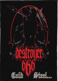 Destroyer 666 Cs - Monster Size Printed Back Patch (30x41cm - 11.7x 16.1inch)