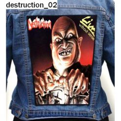 Destruction 02 - Photo Quality Printed Back Patch
