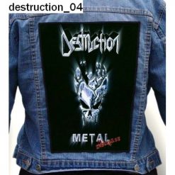 Destruction 04 - Photo Quality Printed Back Patch