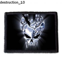 Destruction 10 - Small Printed Patch