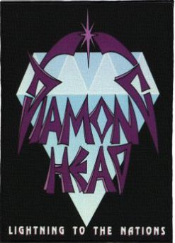 Diamond Head Logo - Monster Size Printed Back Patch (30x41cm - 11.7x 16.1inch)