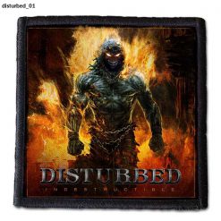 Disturbed 01 - Small Printed Patch